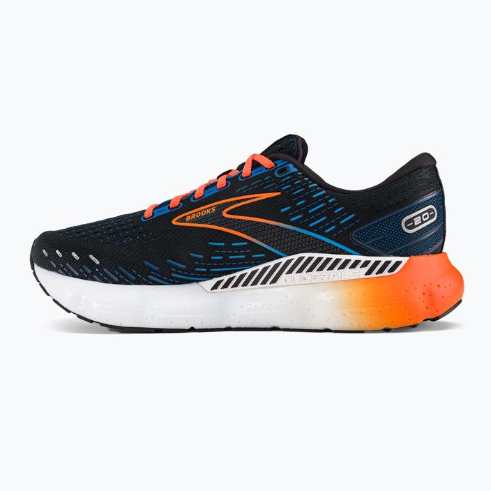 Кросівки для бігу чоловічі Brooks Glycerin GTS 20 black/classic blue/orange 10