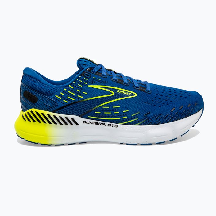 Кросівки для бігу чоловічі Brooks Glycerin GTS 20 blue/nightlife/white 11