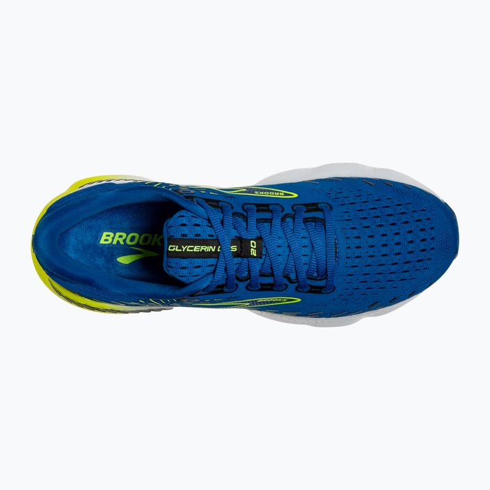 Кросівки для бігу чоловічі Brooks Glycerin GTS 20 blue/nightlife/white 13