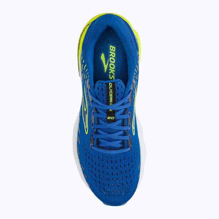 Кросівки для бігу чоловічі Brooks Glycerin GTS 20 blue/nightlife/white 6