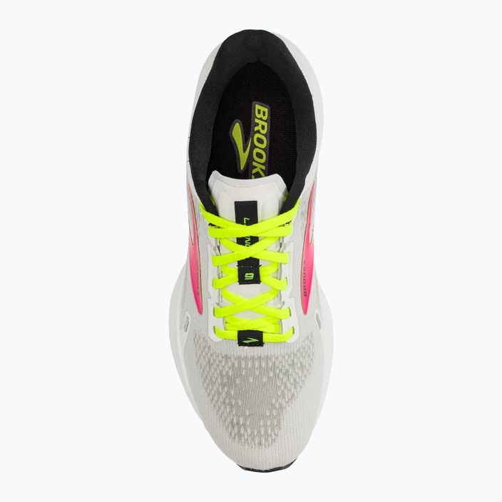 Кросівки для бігу жіночі Brooks Launch 9 white/pink/nightlife 6