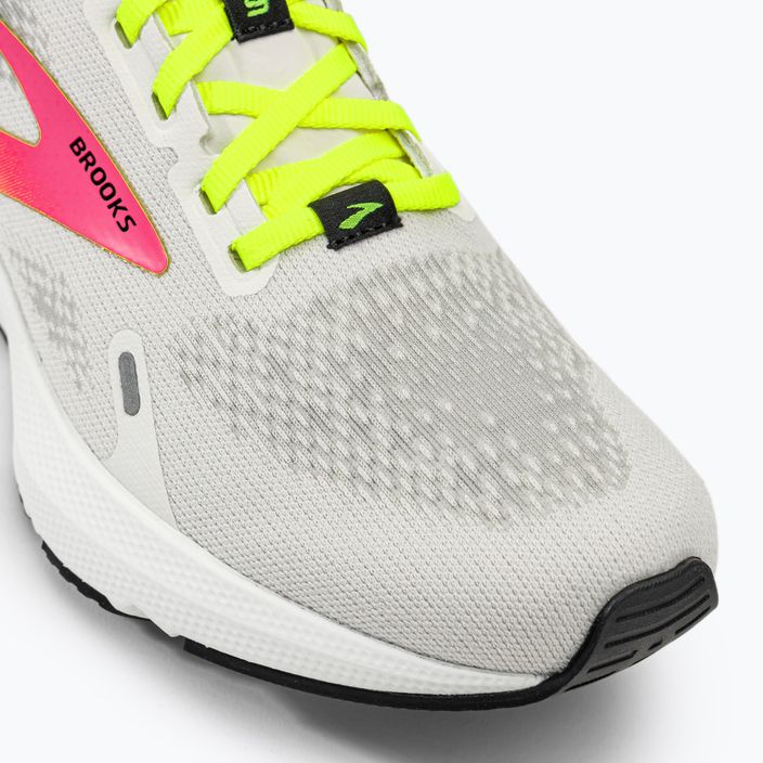 Кросівки для бігу жіночі Brooks Launch 9 white/pink/nightlife 7