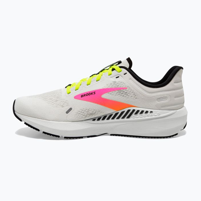 Кросівки для бігу чоловічі Brooks Launch GTS 9 white/pink/nightlife 3