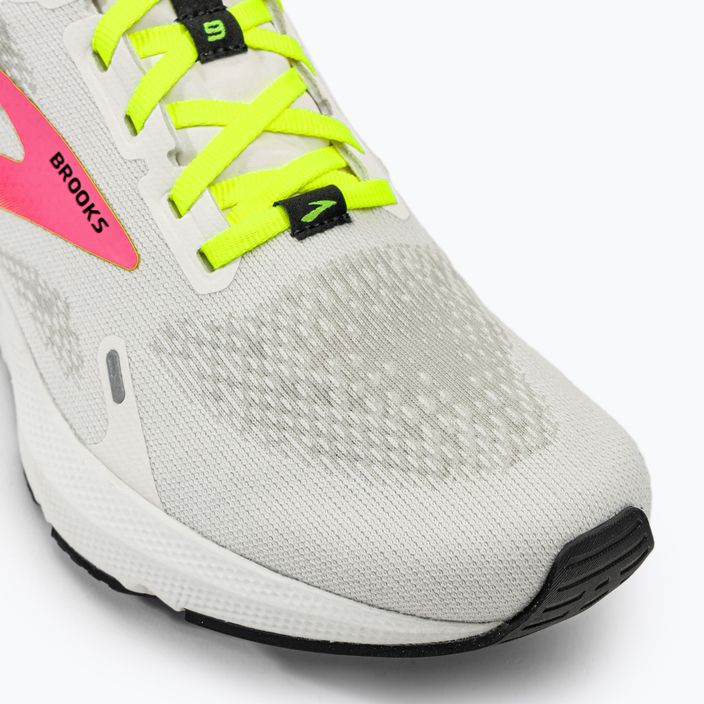 Кросівки для бігу чоловічі Brooks Launch GTS 9 white/pink/nightlife 8