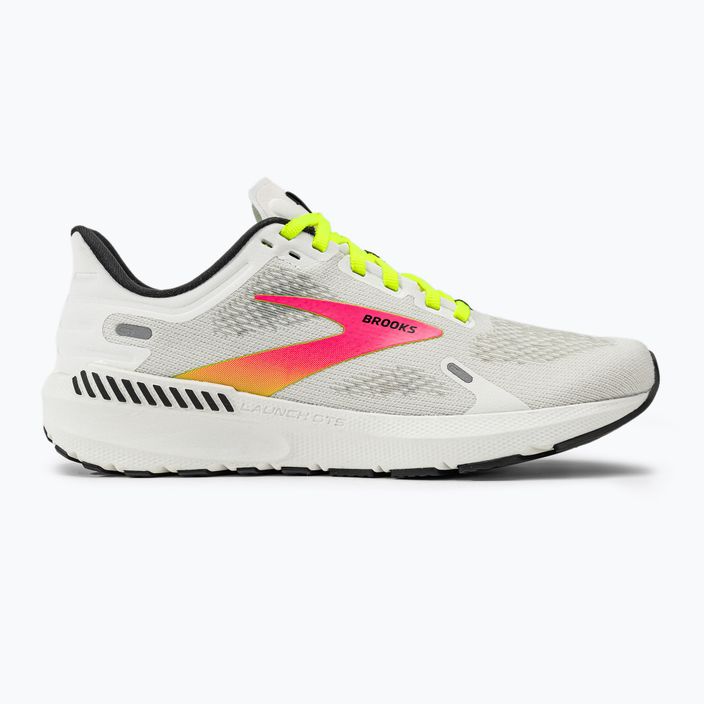 Кросівки для бігу жіночі Brooks Launch GTS 9 white/pink/nightlife 2