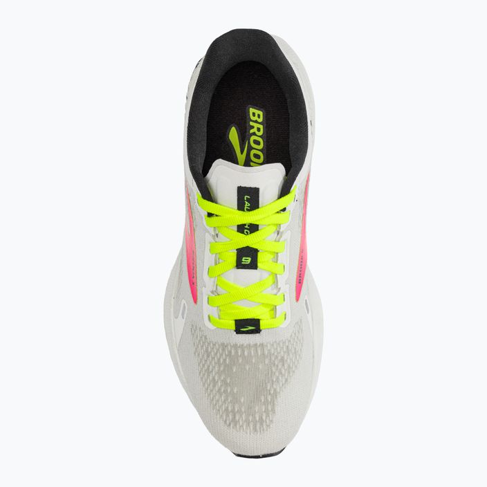 Кросівки для бігу жіночі Brooks Launch GTS 9 white/pink/nightlife 6