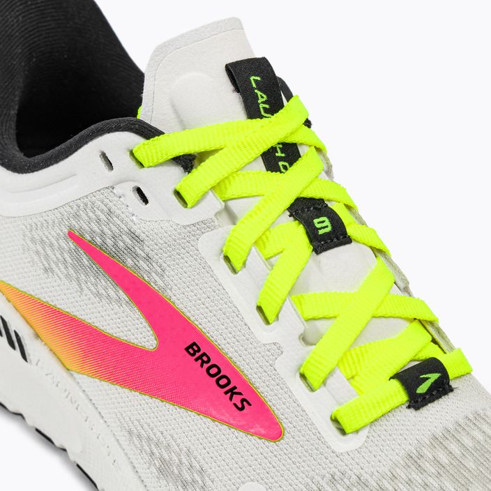 Кросівки для бігу жіночі Brooks Launch GTS 9 white/pink/nightlife 8
