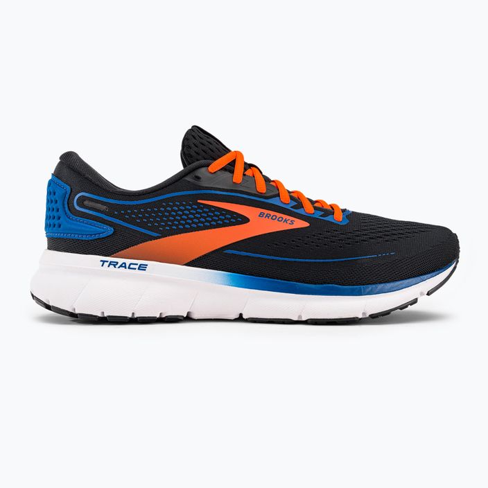 Кросівки для бігу чоловічі Brooks Trace 2 black/classic blue/orange 2