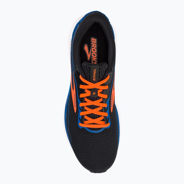 Кросівки для бігу чоловічі Brooks Trace 2 black/classic blue/orange 7