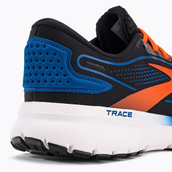 Кросівки для бігу чоловічі Brooks Trace 2 black/classic blue/orange 10