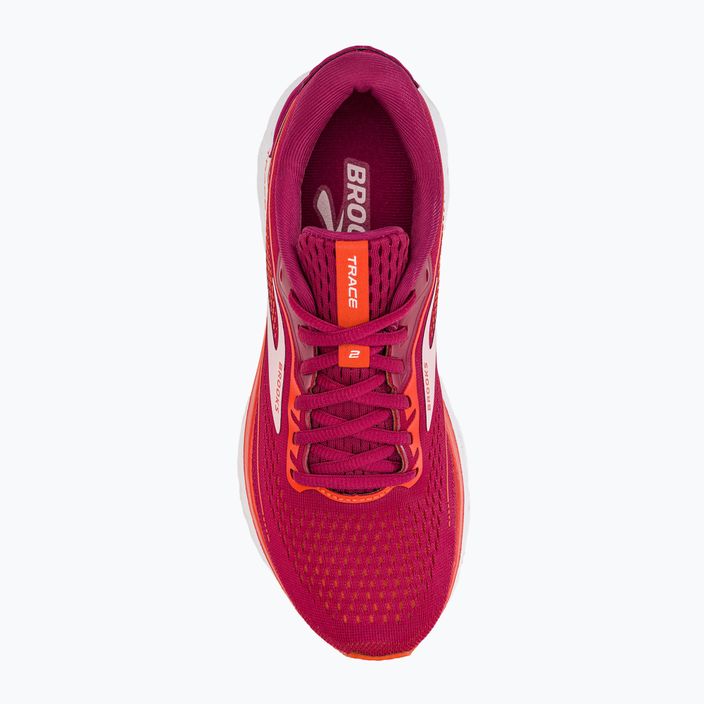 Кросівки для бігу жіночі Brooks Trace 2 sangria/red/pink 6