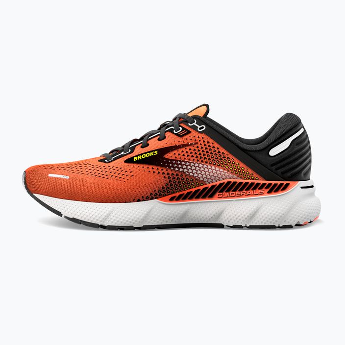Кросівки для бігу чоловічі Brooks Adrenaline GTS 22 orange/black/white 12