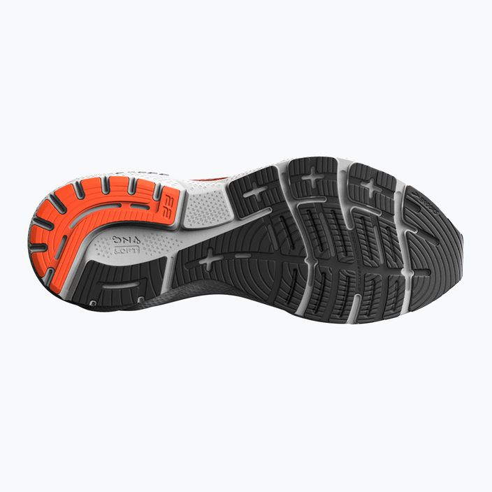 Кросівки для бігу чоловічі Brooks Adrenaline GTS 22 orange/black/white 14