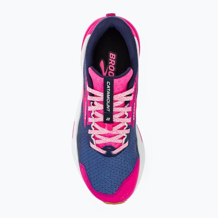 Жіночі бігові кросівки Brooks Catamount 2 бушлат/рожевий/бісквіт 5