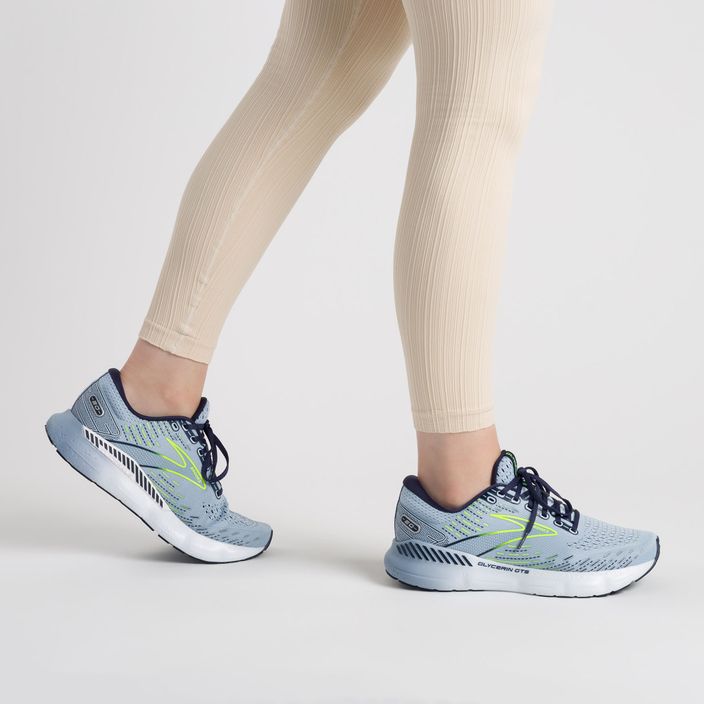 Кросівки для бігу жіночі Brooks Glycerin GTS 20 light blue/peacoat/nightlife 4