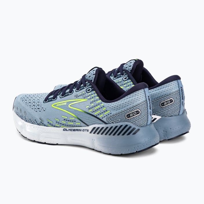 Кросівки для бігу жіночі Brooks Glycerin GTS 20 light blue/peacoat/nightlife 6