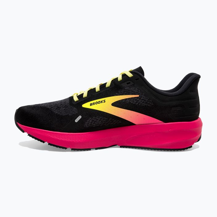 Кросівки для бігу чоловічі Brooks Launch 9 black/pink/yellow 3