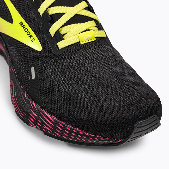 Кросівки для бігу чоловічі Brooks Launch 9 black/pink/yellow 8