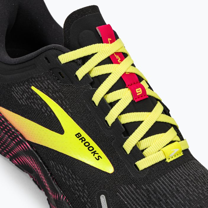 Кросівки для бігу чоловічі Brooks Launch 9 black/pink/yellow 9