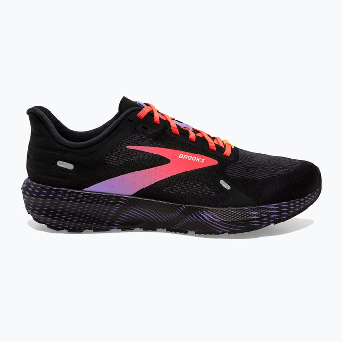 Кросівки для бігу жіночі Brooks Launch 9 black/coral/purple 12
