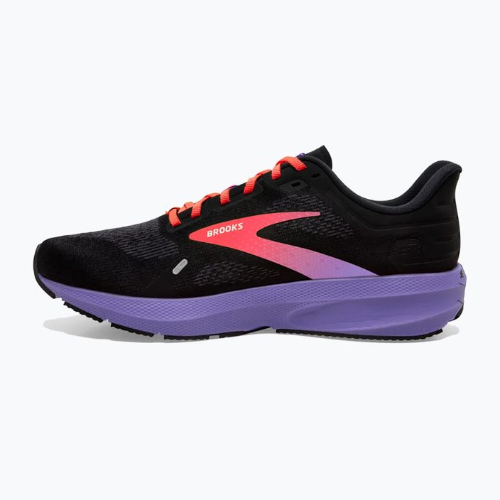Кросівки для бігу жіночі Brooks Launch 9 black/coral/purple 13