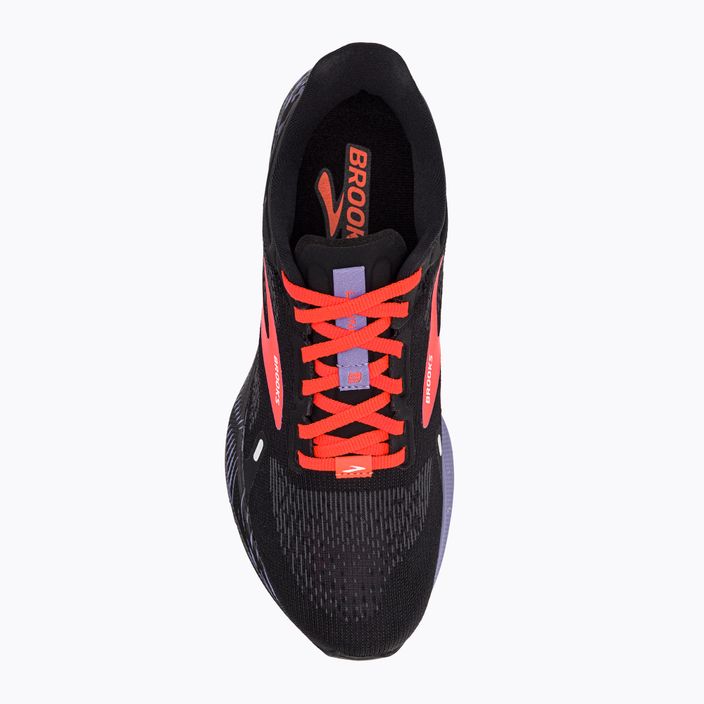 Кросівки для бігу жіночі Brooks Launch 9 black/coral/purple 6