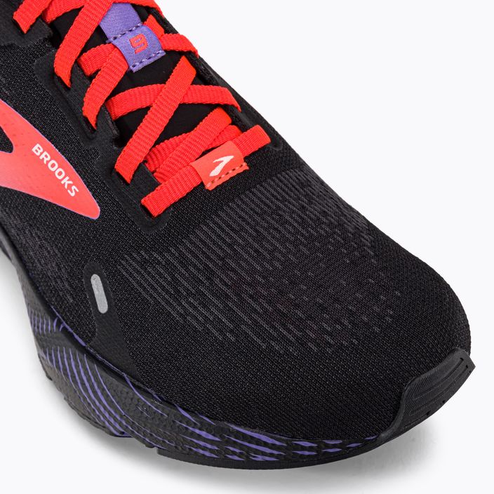 Кросівки для бігу жіночі Brooks Launch 9 black/coral/purple 7