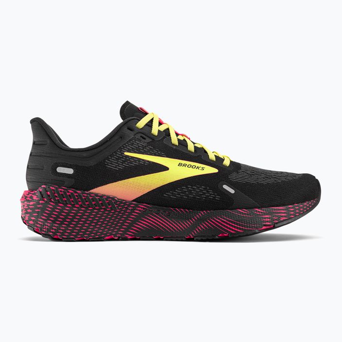 Кросівки для бігу чоловічі Brooks Launch GTS 9 black/pink/yellow 2