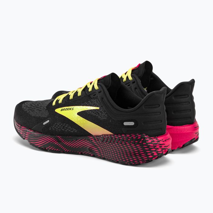 Кросівки для бігу чоловічі Brooks Launch GTS 9 black/pink/yellow 4