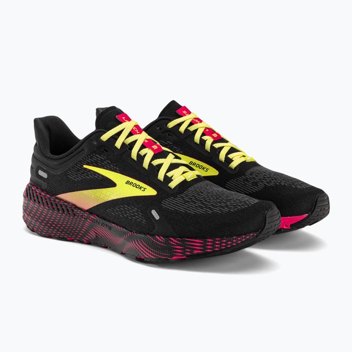 Кросівки для бігу чоловічі Brooks Launch GTS 9 black/pink/yellow 5