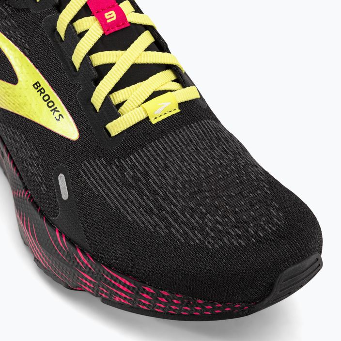 Кросівки для бігу чоловічі Brooks Launch GTS 9 black/pink/yellow 8
