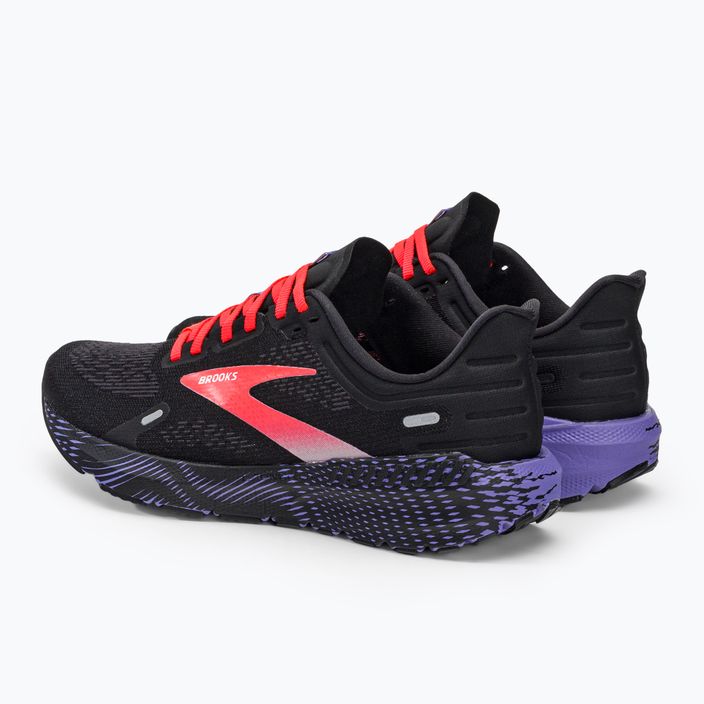 Кросівки для бігу жіночі Brooks Launch GTS 9 black/coral/purple 3