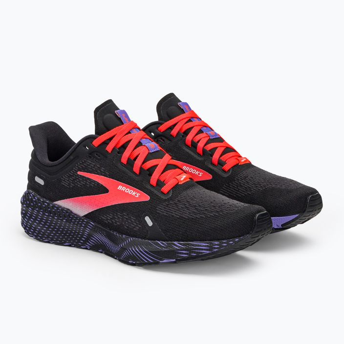 Кросівки для бігу жіночі Brooks Launch GTS 9 black/coral/purple 4