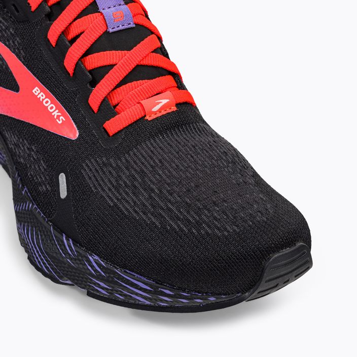 Кросівки для бігу жіночі Brooks Launch GTS 9 black/coral/purple 7