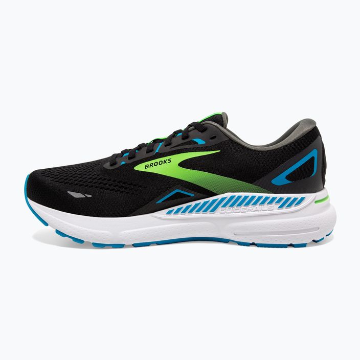Кросівки для бігу чоловічі Brooks Adrenaline GTS 23 black/hawaiian ocean/green 13