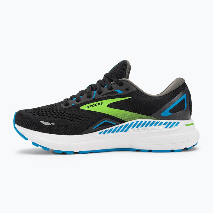 Кросівки для бігу чоловічі Brooks Adrenaline GTS 23 black/hawaiian ocean/green 10