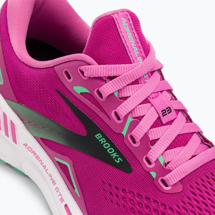 Кросівки для бігу жіночі Brooks Adrenaline GTS 23 pink/festival fuchsia/black 8