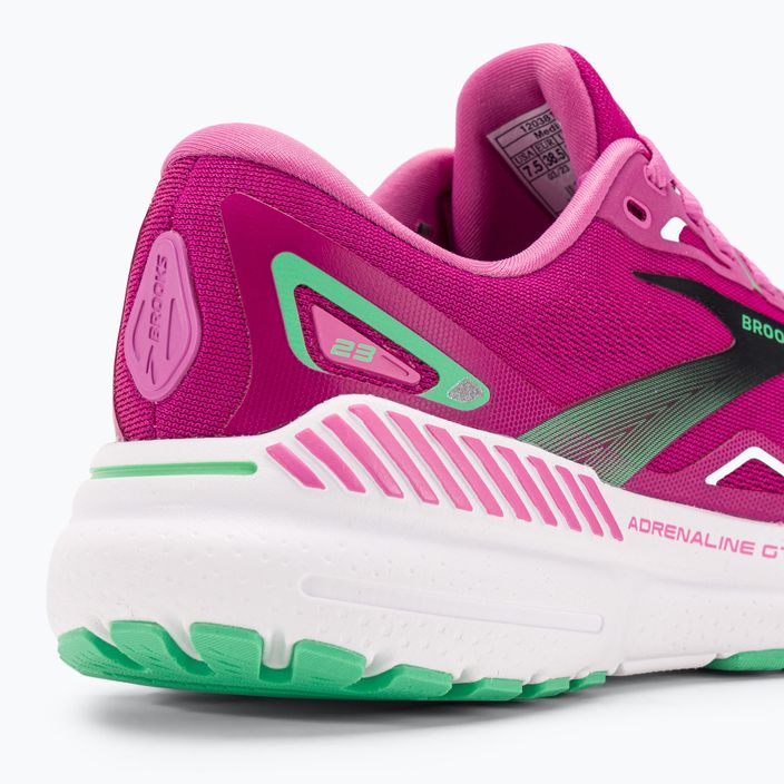 Кросівки для бігу жіночі Brooks Adrenaline GTS 23 pink/festival fuchsia/black 9