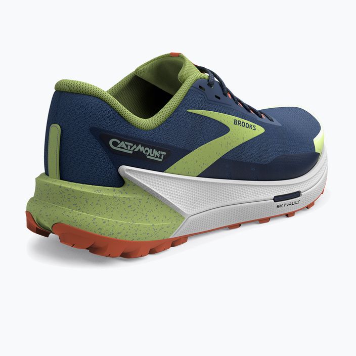 Чоловічі кросівки Brooks Catamount 2 темно-сині/феєрверк/яскраво-зелені 11