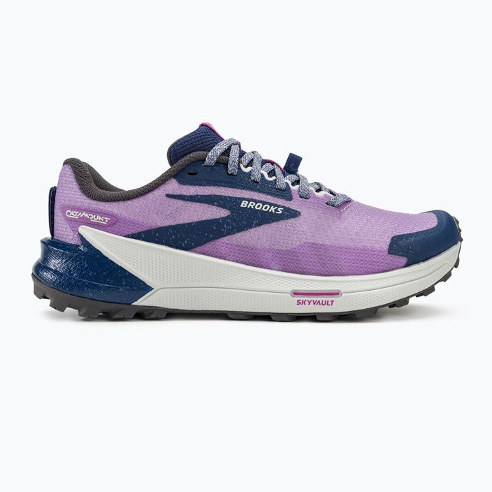 Жіночі кросівки Brooks Catamount 2 фіолетові / темно-сині / устричні 2