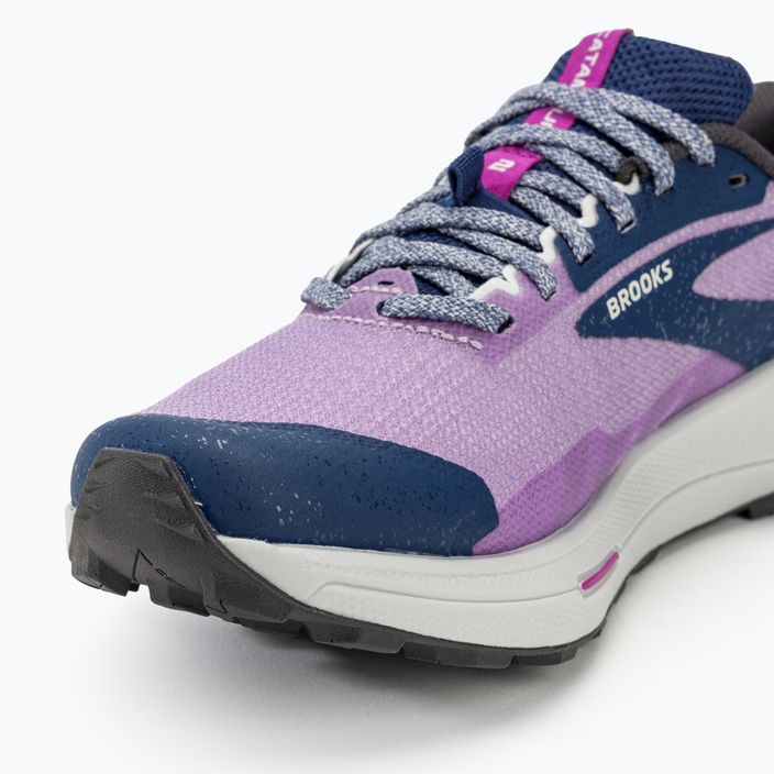 Жіночі кросівки Brooks Catamount 2 фіолетові / темно-сині / устричні 7