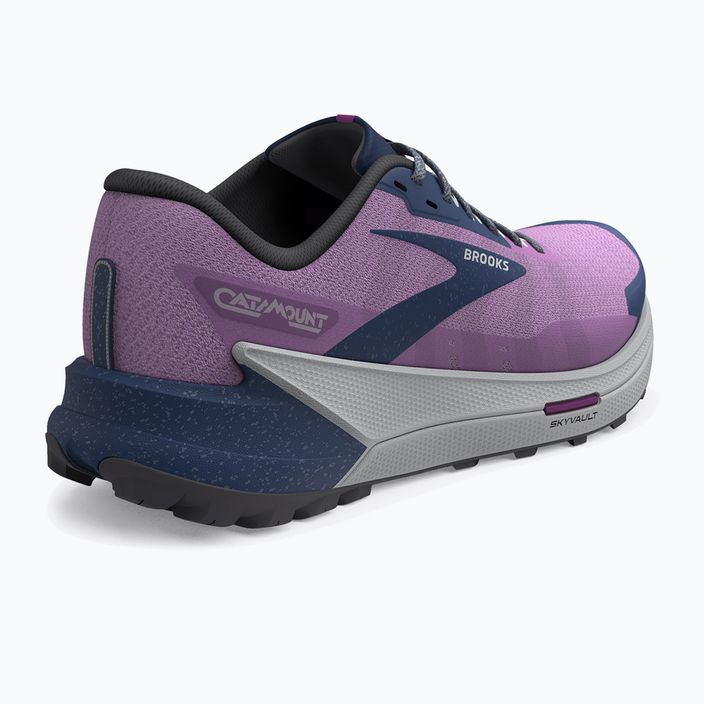 Жіночі кросівки Brooks Catamount 2 фіолетові / темно-сині / устричні 11