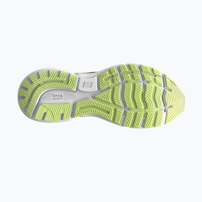 Кросівки для бігу жіночі Brooks Ghost 15 black/ebony/sharp green 14