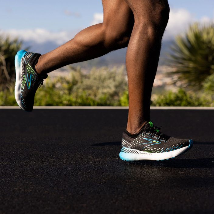 Кросівки для бігу чоловічі Brooks Glycerin 20 black/hawaiian ocean/green 13