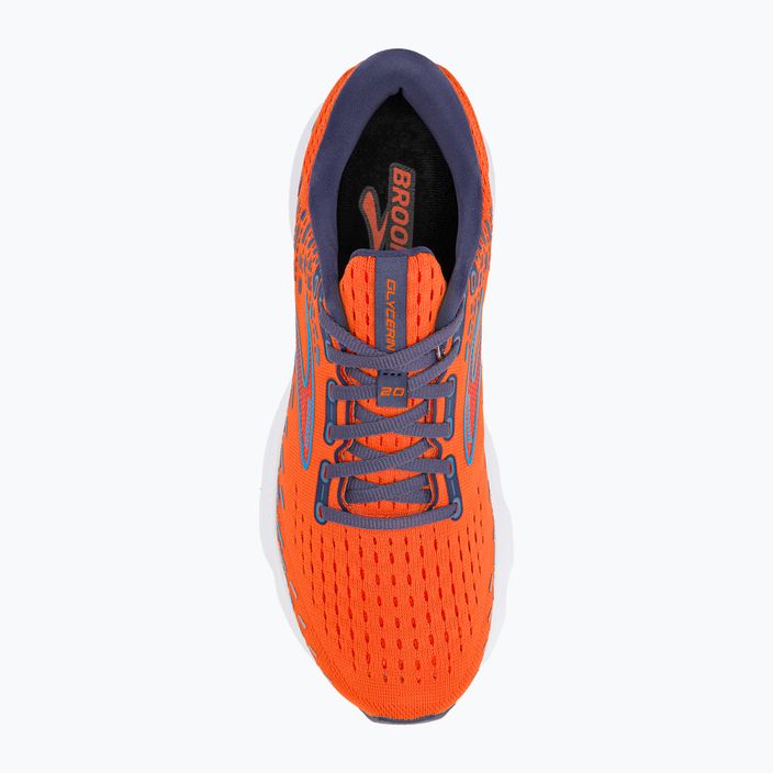 Кросівки для бігу чоловічі Brooks Glycerin 20 orange/crown blue/blue 7