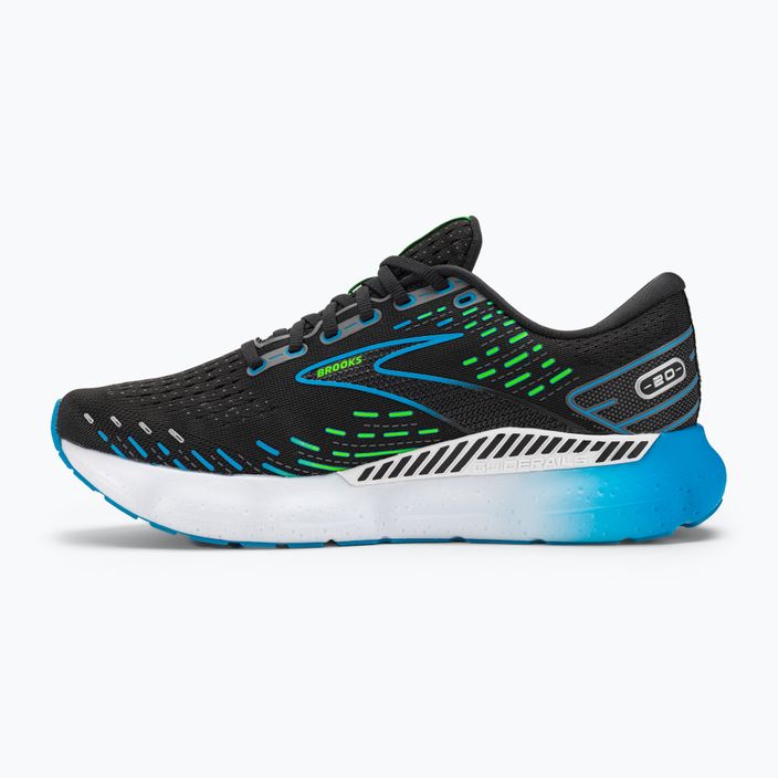 Кросівки для бігу чоловічі Brooks Glycerin GTS 20 black/hawaiian ocean/green 10