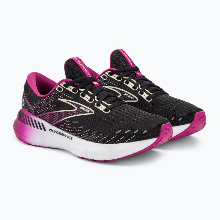 Кросівки для бігу жіночі Brooks Glycerin GTS 20 black/fuchsia/linen 6