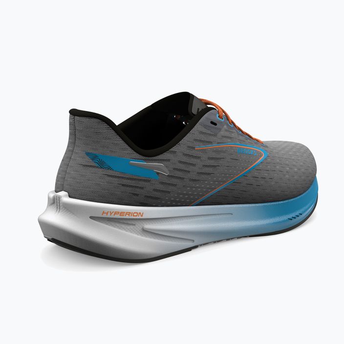 Кросівки для бігу чоловічі Brooks Hyperion grey/atomic blue/scarlet 16