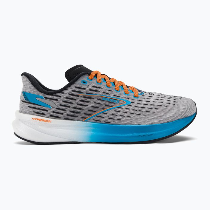 Кросівки для бігу чоловічі Brooks Hyperion grey/atomic blue/scarlet 2