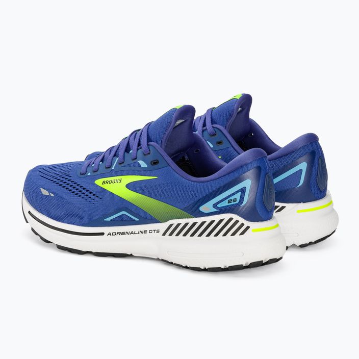 Черевики для бігу чоловічі Brooks Adrenaline GTS 23 blue/nightlife/black 3